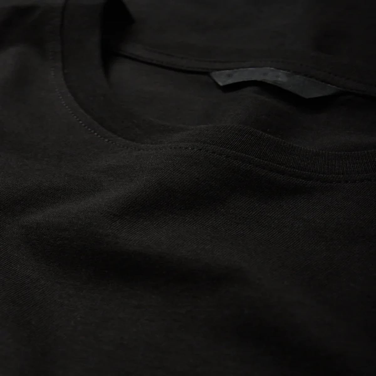 Solid T-shirt "BLACK" TS-02 - Image 3