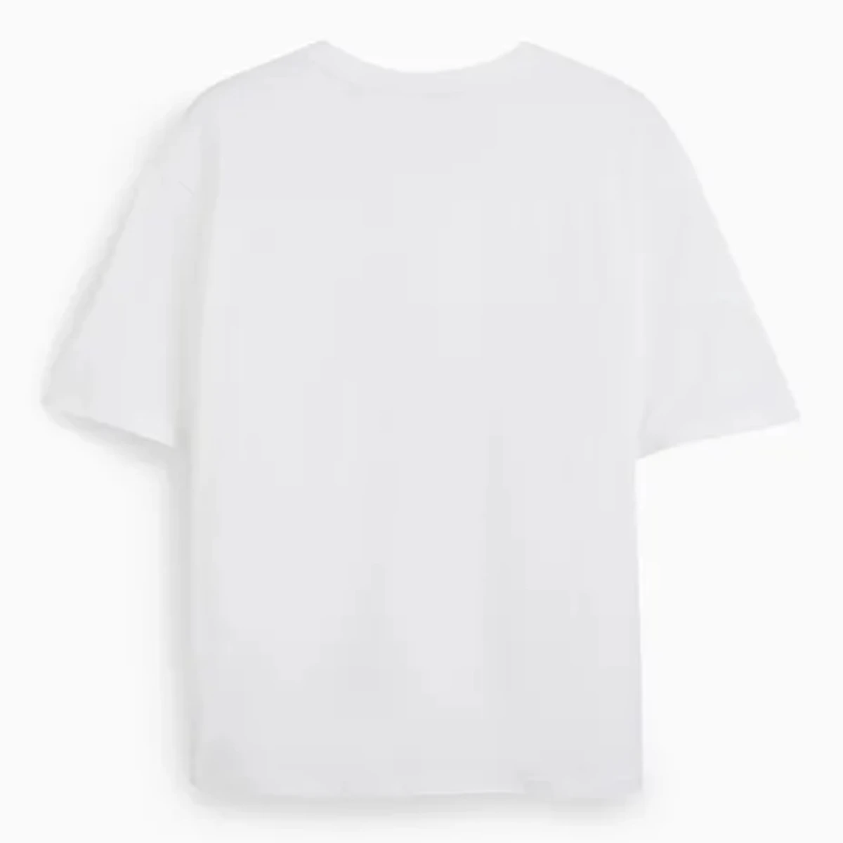 Oversized or Drop Shoulder Solid T-shirt "WHITE" - DS01