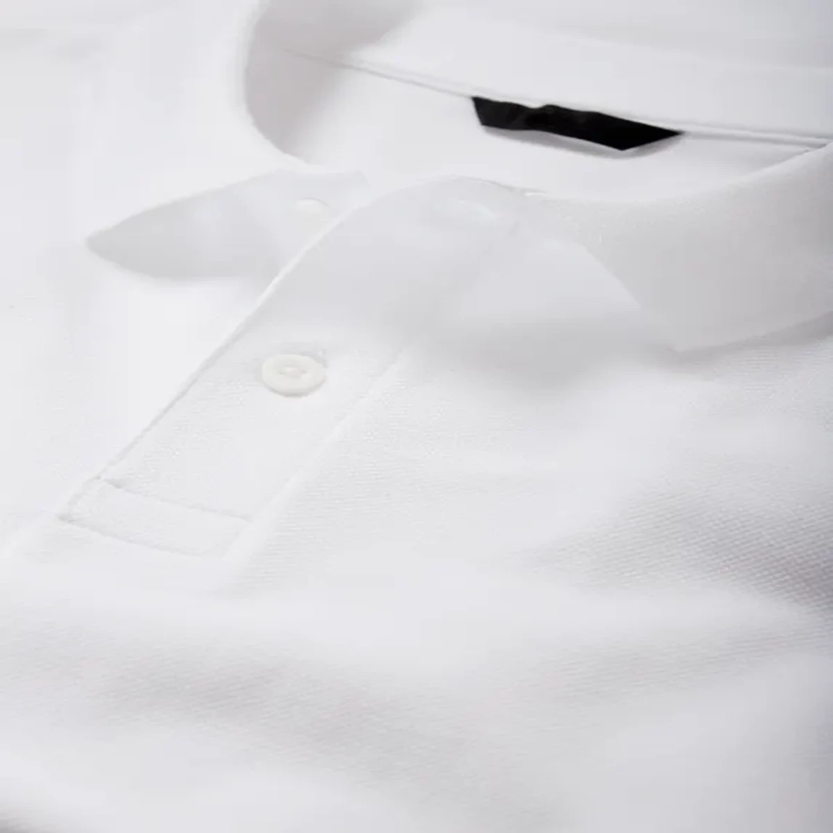 Solid Poloshirt "WHITE" - PM02 - Image 3